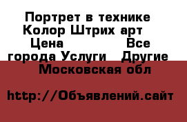 Портрет в технике “Колор-Штрих-арт“ › Цена ­ 250-350 - Все города Услуги » Другие   . Московская обл.